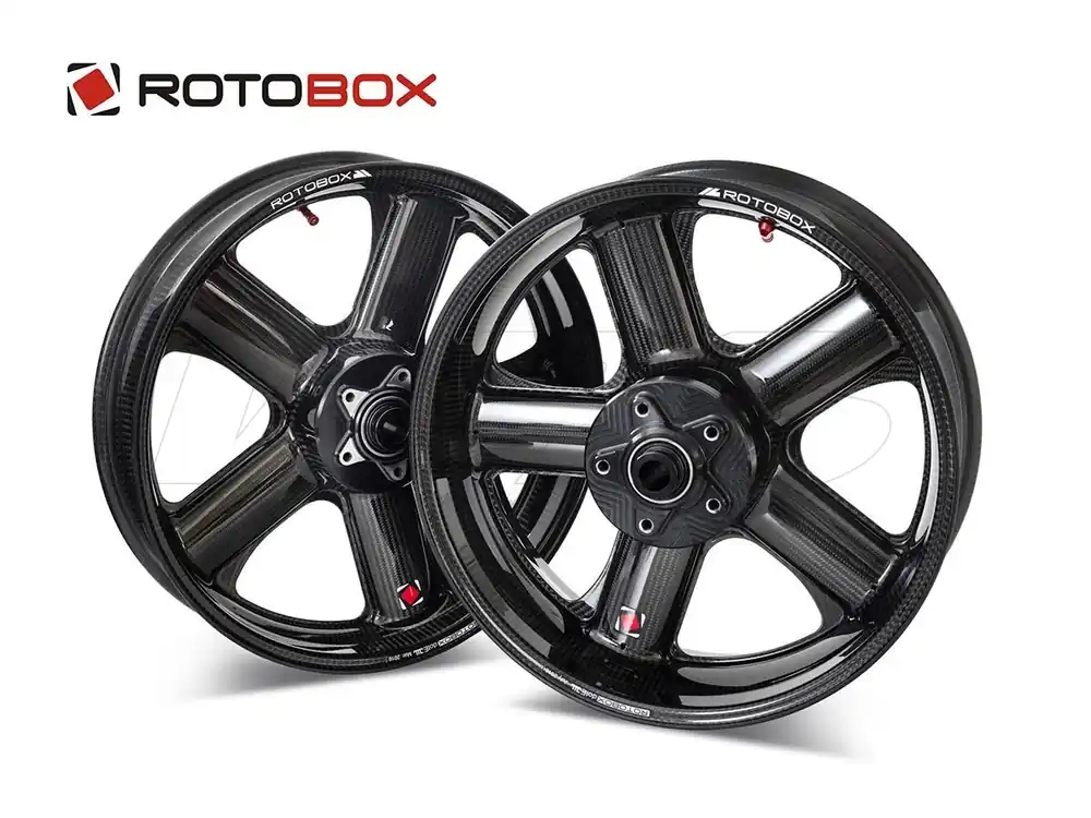 Popolare COPPIA CERCHI CARBONIO ROTOBOX RBX2 BMW R 1200 R 2015-2018-