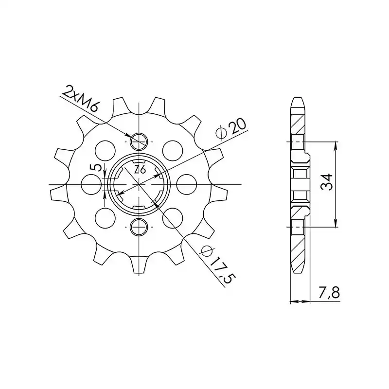 Occasione Imperdibile PIGNONE P520 - Z13 (DIS.20305)