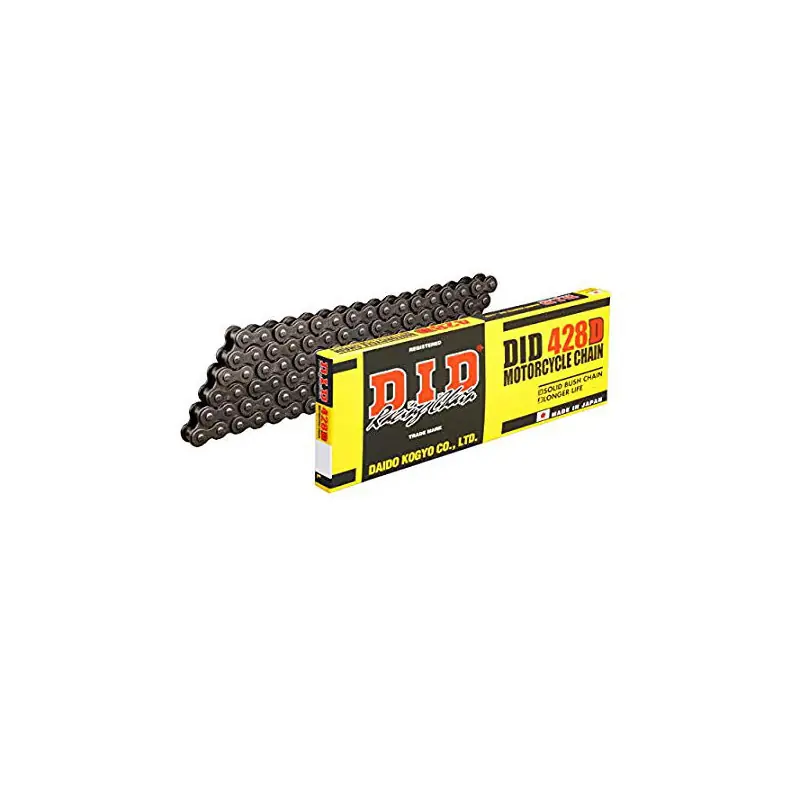 CATENA DID 428D (Black & Black) - Lunghezza: 60 maglie con giunto a clip (RJ) Saldi