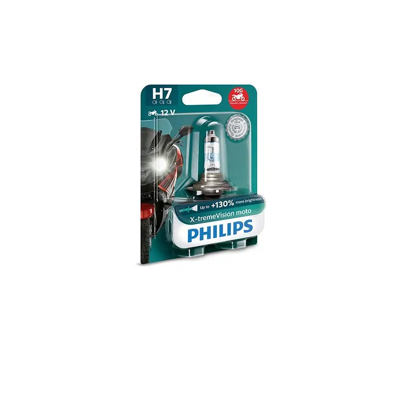 LAMPADA PHILIPS H7 X-TREME VISION - 12V 55W - (Rif.Philips: 12972XV+B1) Prezzo Di Fabbrica