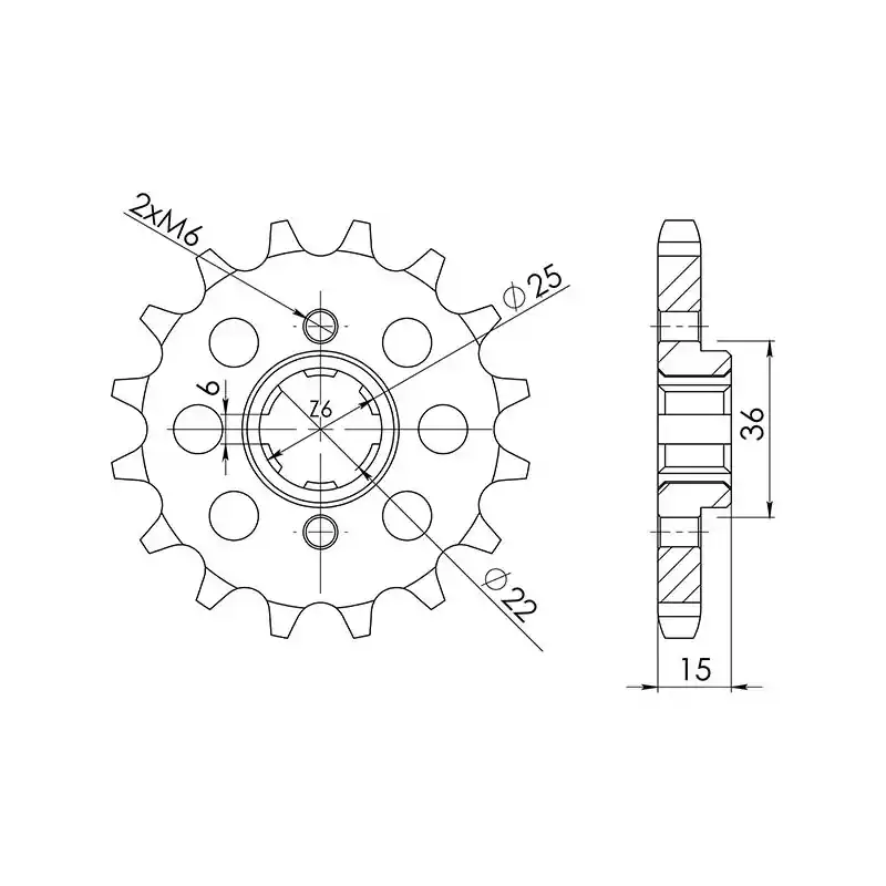 Ultima Occasione PIGNONE P525 - Z15 (DIS.20512)