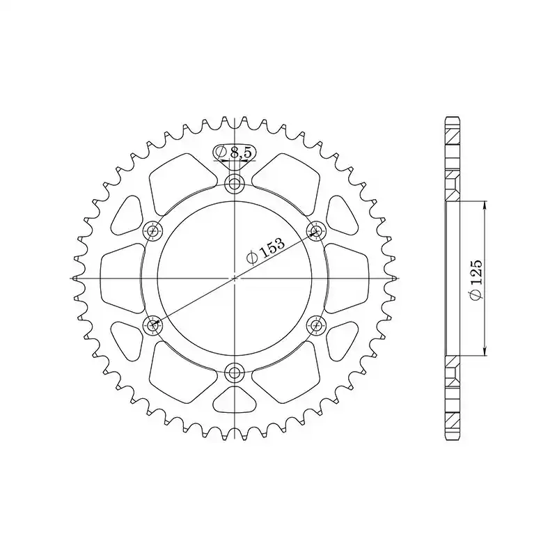 Esclusivo CORONA IN ACCIAIO P520 - Z47 (DIS.10212)