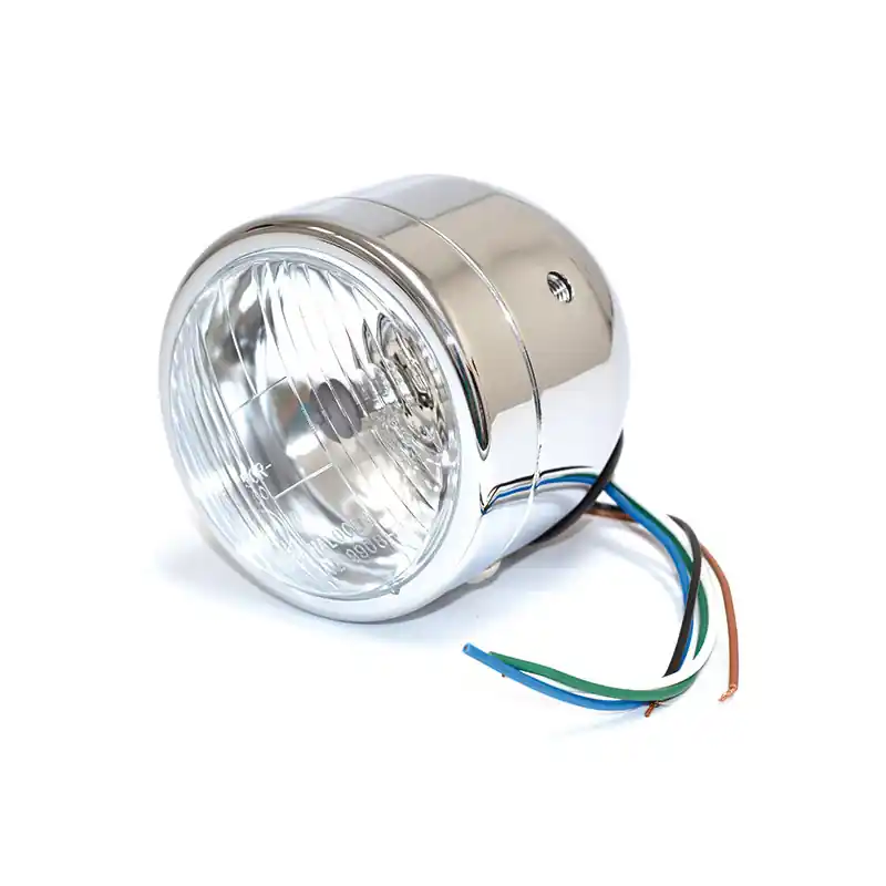 FANALE TONDO D.108 CROMATO C/LAMP.H4 60/55W Consegna Rapida