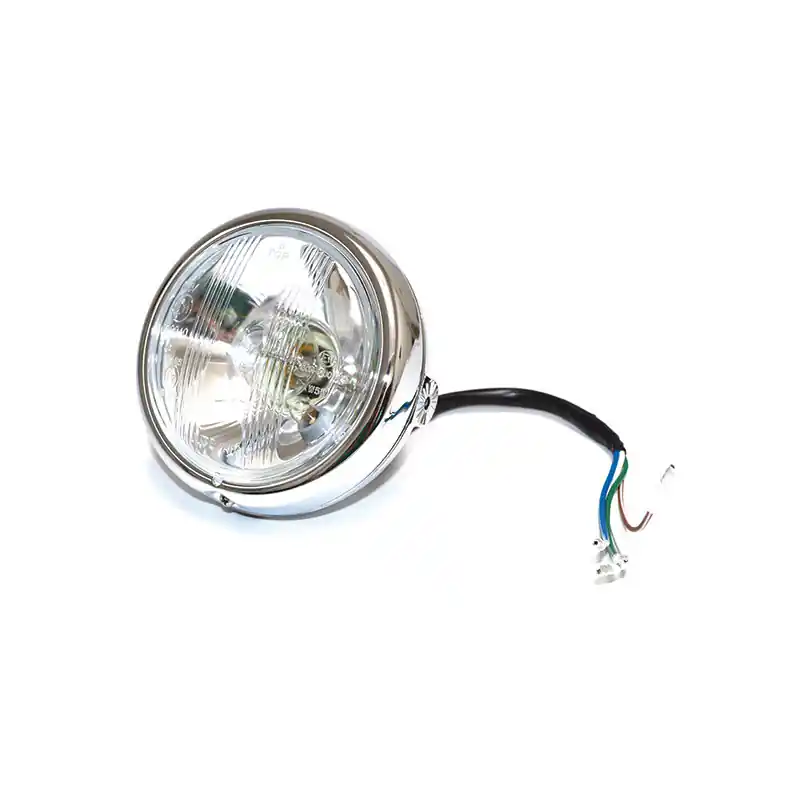 FANALE TONDO D.127 CROMATO LAMP.S2 35/35W-C/LUCE POSIZ. Prezzo Di Fabbrica