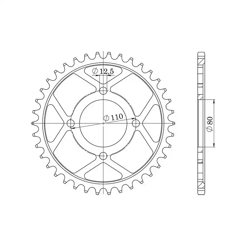 Saldi CORONA IN ACCIAIO P630 - Z43 (DIS.10604)