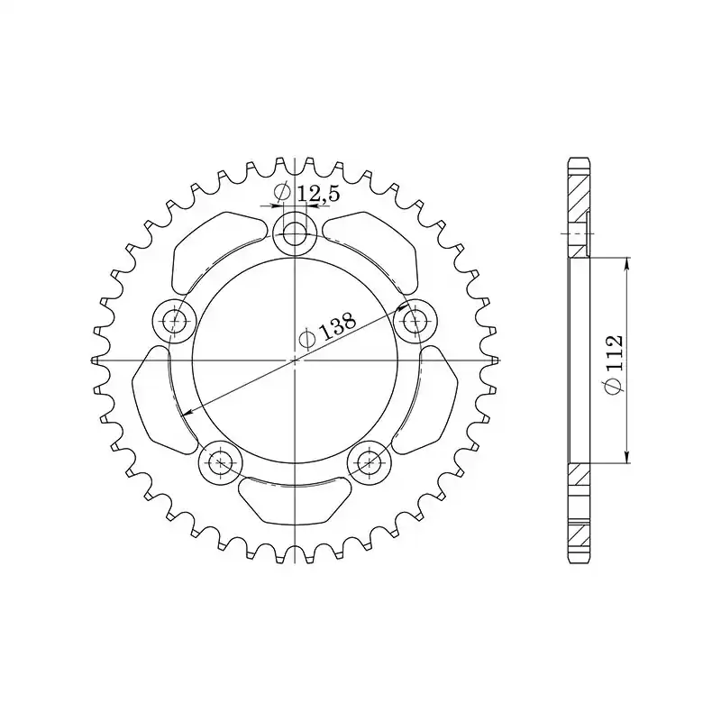 CORONA IN ACCIAIO P525 - Z43 (DIS.10613) Occasione