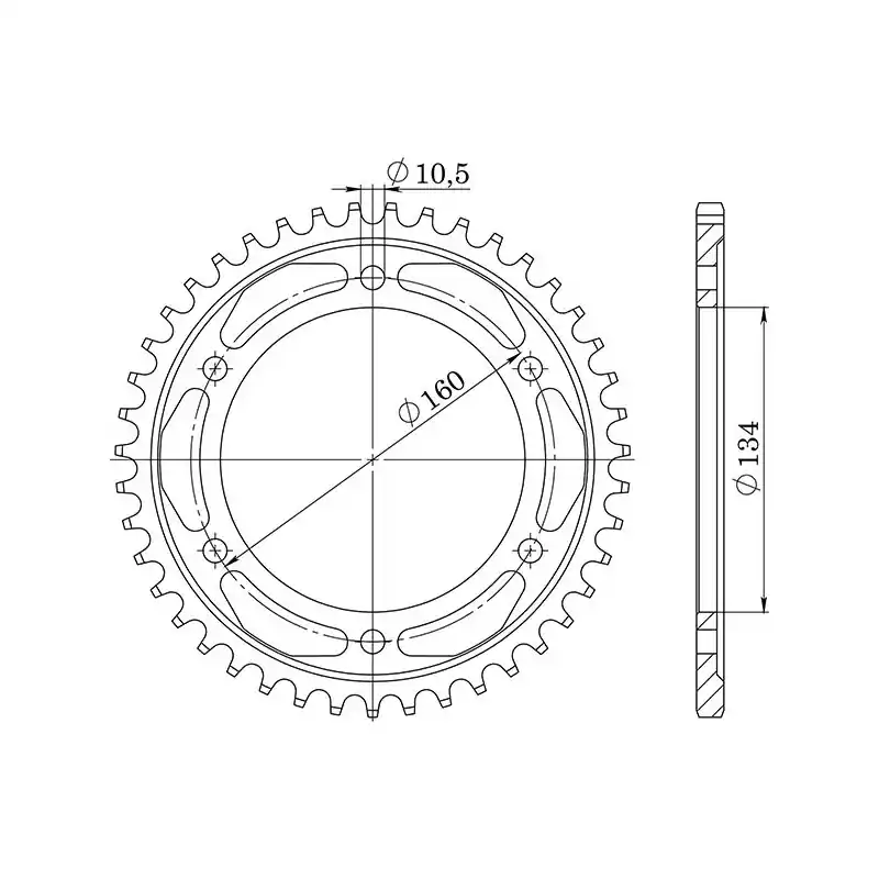 Vendita Finale CORONA IN ACCIAIO P530 - Z42 (DIS.10616)