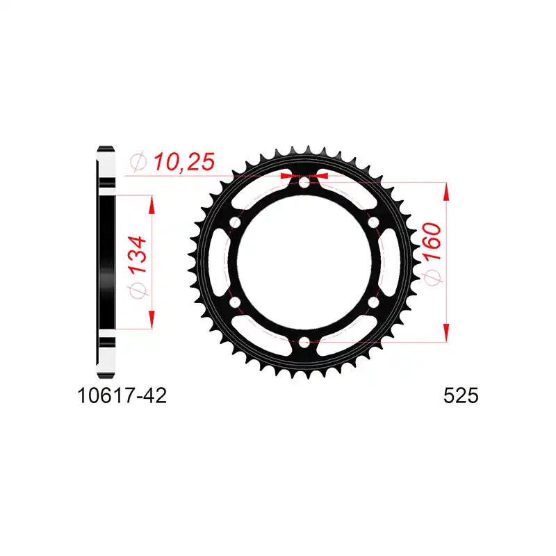 Ultima Occasione Corona afam in acciaio p525 - z42 (dis.10617)