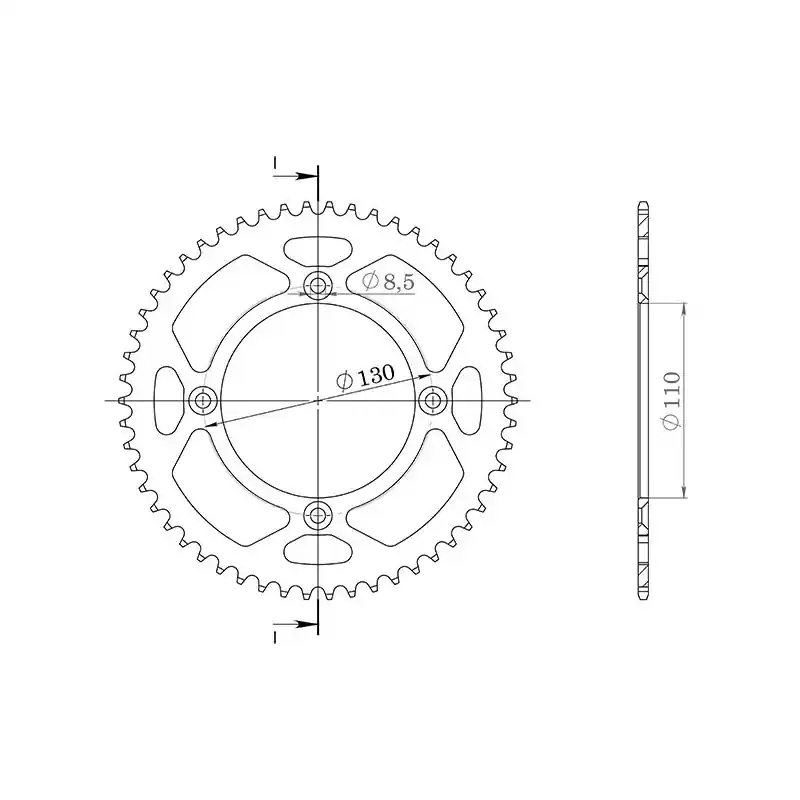 Spedizione Espresso CORONA IN ALLUMINIO P420 - Z56 (DIS.11104)