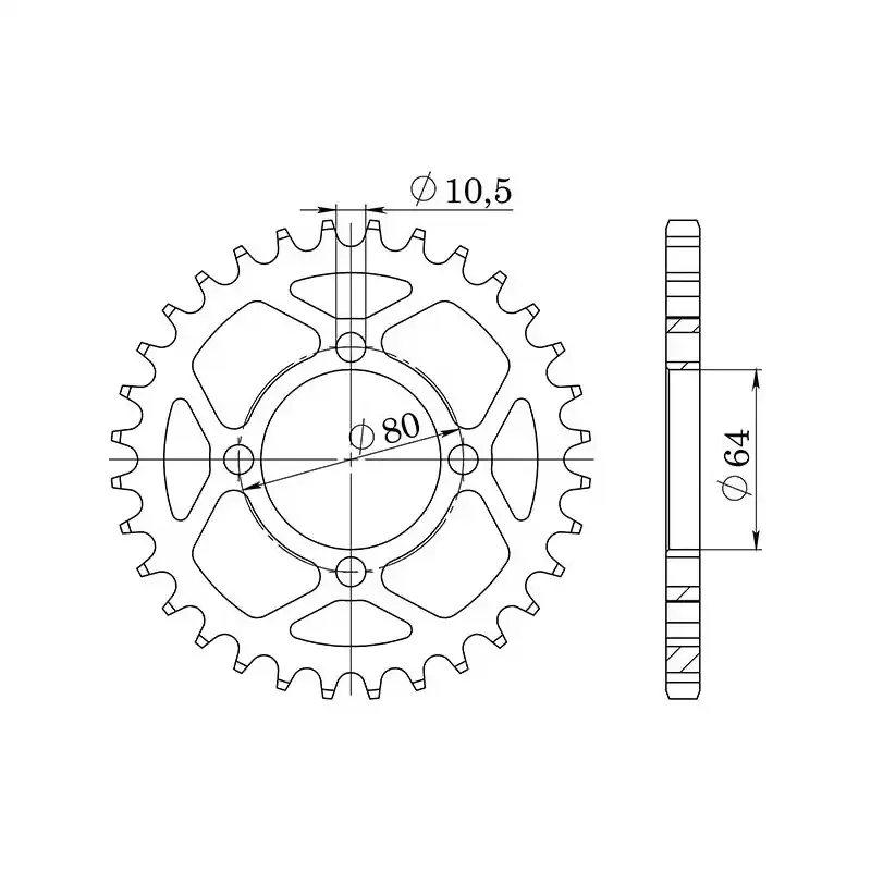 Spedizione Espresso CORONA IN ACCIAIO P520 - Z32 (DIS.12214)