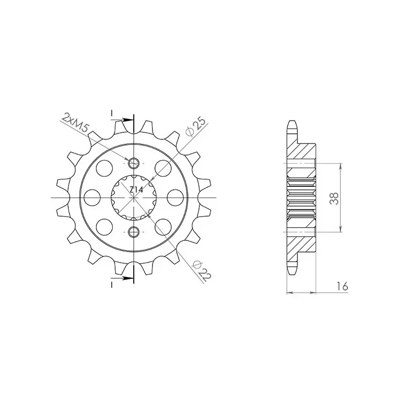 PIGNONE P520 - Z15 (DIS.52604) Spedizione Gratuita