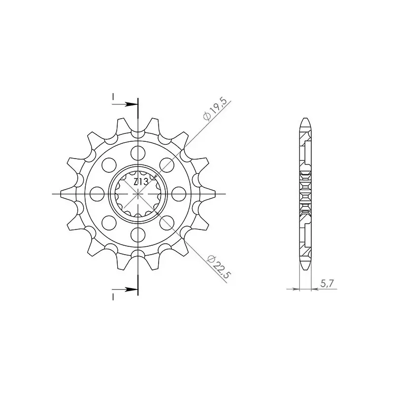 PIGNONE P520 - Z13 (DIS.64800) Occasione