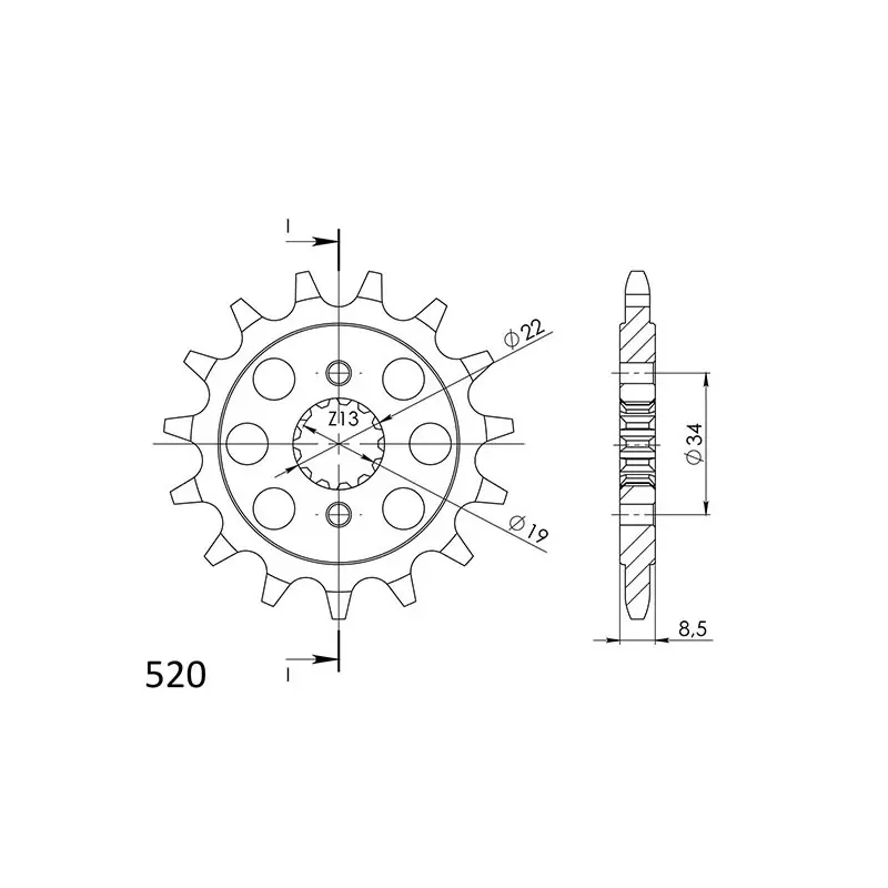Soddisfatti O Rimborsati PIGNONE P520 - Z15 (DIS.73305)