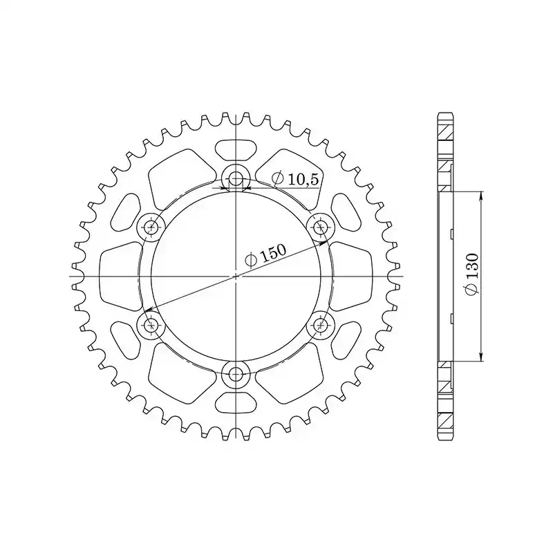 CORONA IN ACCIAIO P530 - Z48 (DIS.12801) Economico