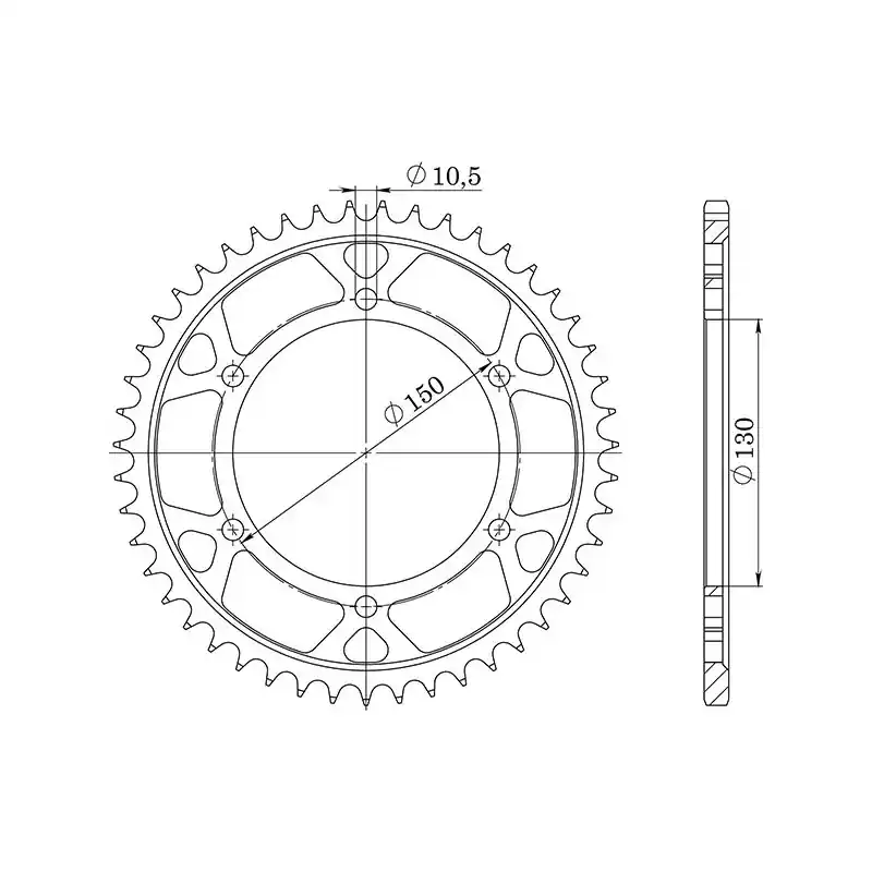 CORONA IN ACCIAIO P532 - Z39 (DIS.12802) Soddisfatti O Rimborsati