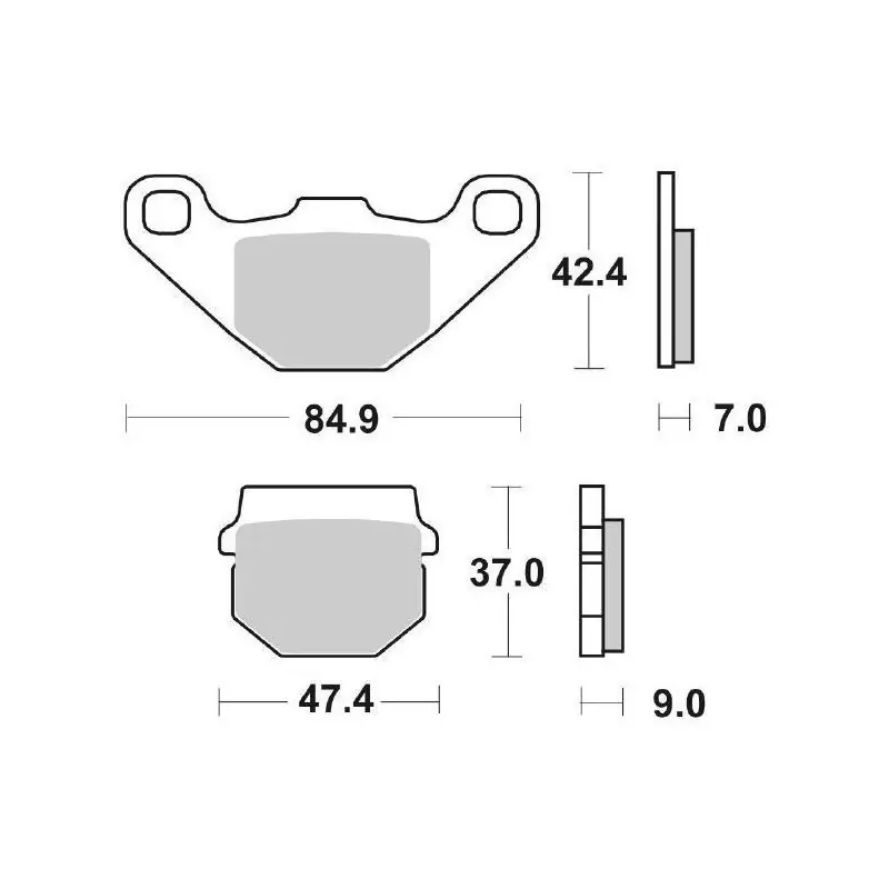 PASTIGLIE FRENO SBS 544HF Ultima Occasione