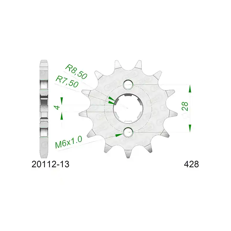Solo Oggi Pignone afam in acciaio p428 - z13 (dis.00530)