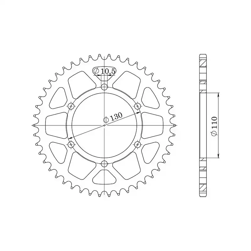 CORONA IN ALLUMINIO P520 - Z47 (DIS.13812) Prezzo Conveniente
