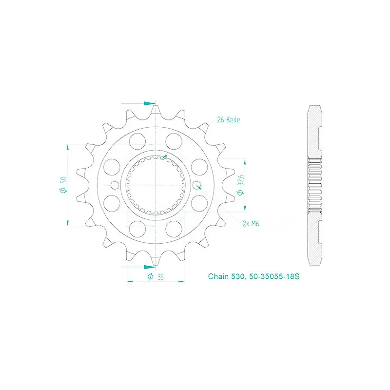 Direttamente Dal Produttore Pignone p530 - z18 (dis.187500)
