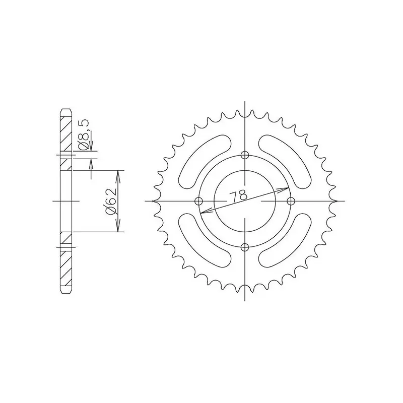 CORONA IN ACCIAIO P420 - Z37 (DIS.14112) Offerta Speciale