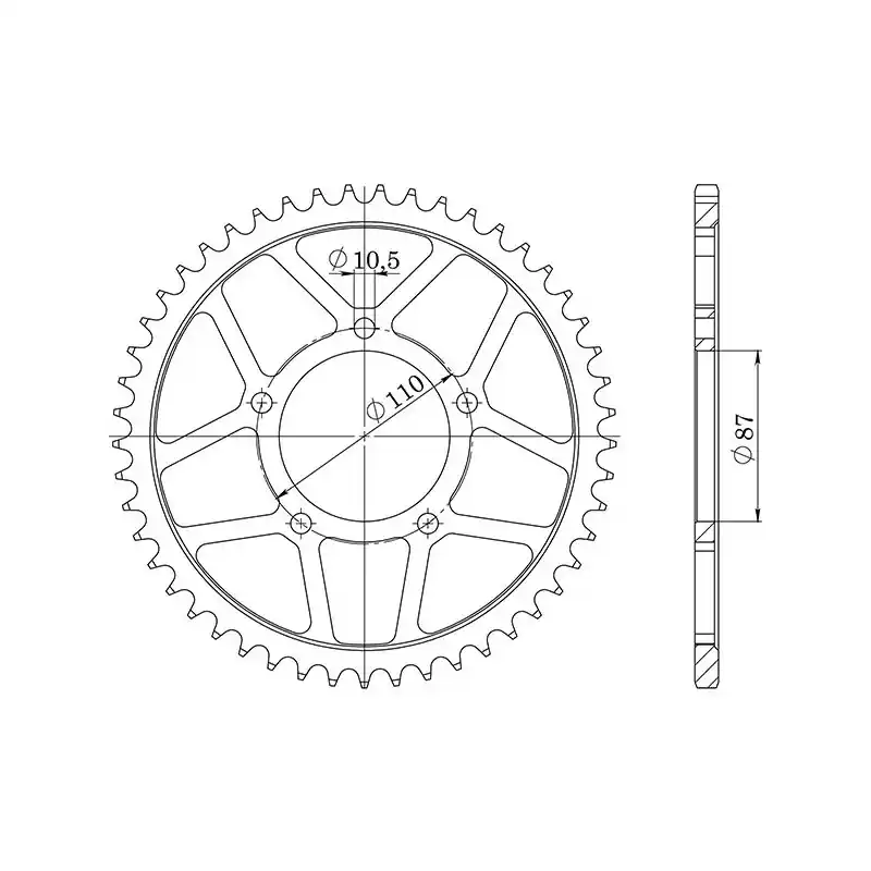 Offerta CORONA IN ACCIAIO P525 - Z46 (DIS.14404)