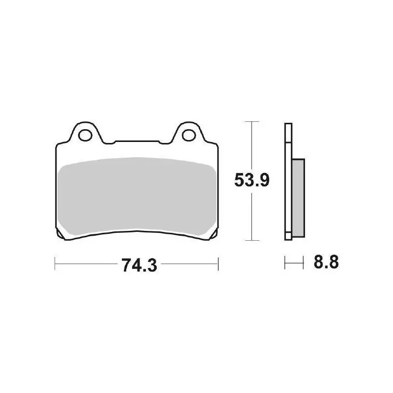 PASTIGLIE FRENO SBS 613HF Novità