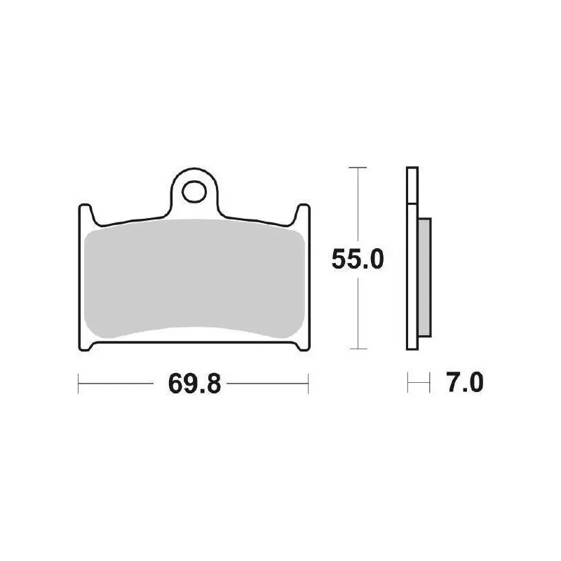 Scelto Dai Clienti PASTIGLIE FRENO ANTERIORE SBS 714HS