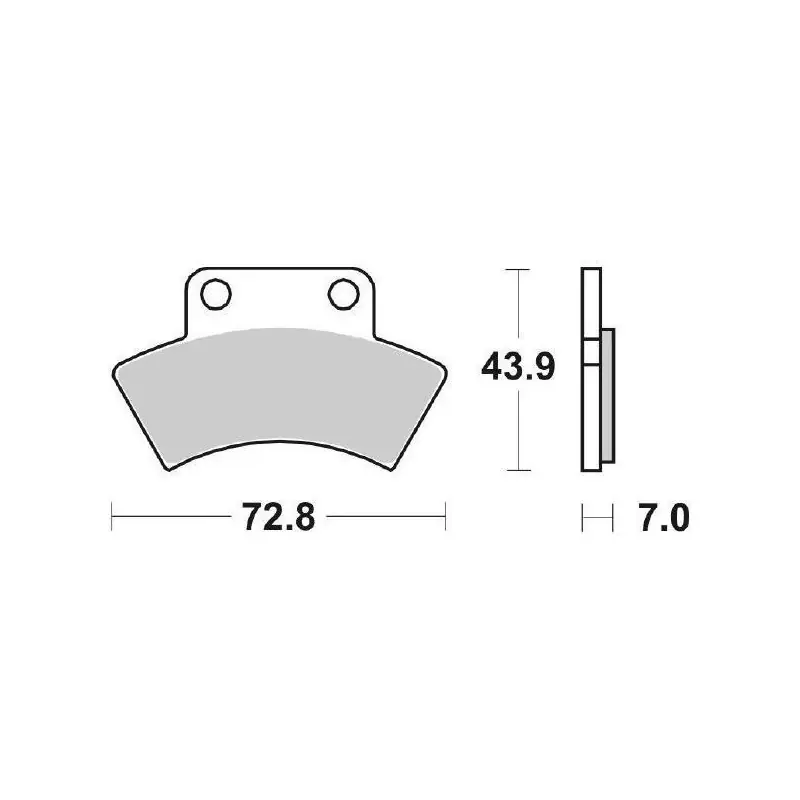 PASTIGLIE FRENO SBS 717ATS Spedizione Espresso