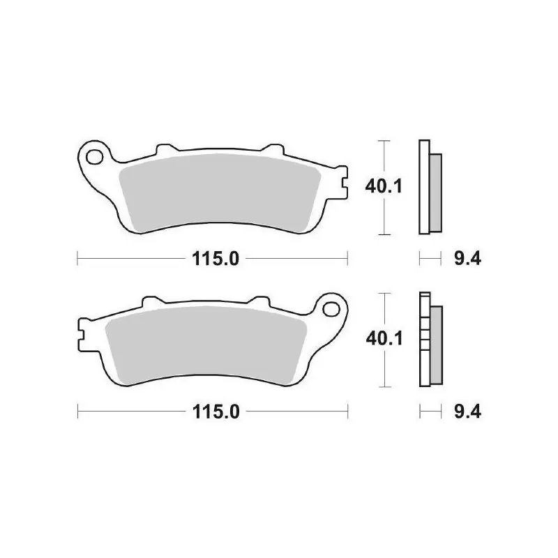 PASTIGLIE FRENO ANTERIORE SBS 722HS Sconto