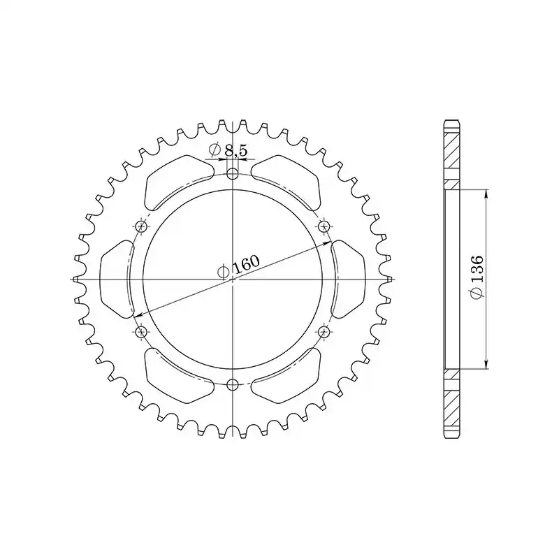 CORONA IN ACCIAIO P520 - Z49 (DIS.35304) Popolare
