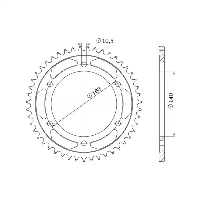 CORONA IN ACCIAIO P525 - Z41 (DIS.35308) Prezzo Conveniente