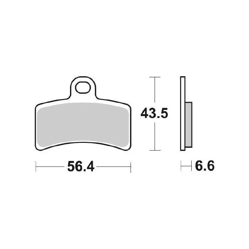 PASTIGLIE FRENO POSTERIORE SBS 815LF Occasione