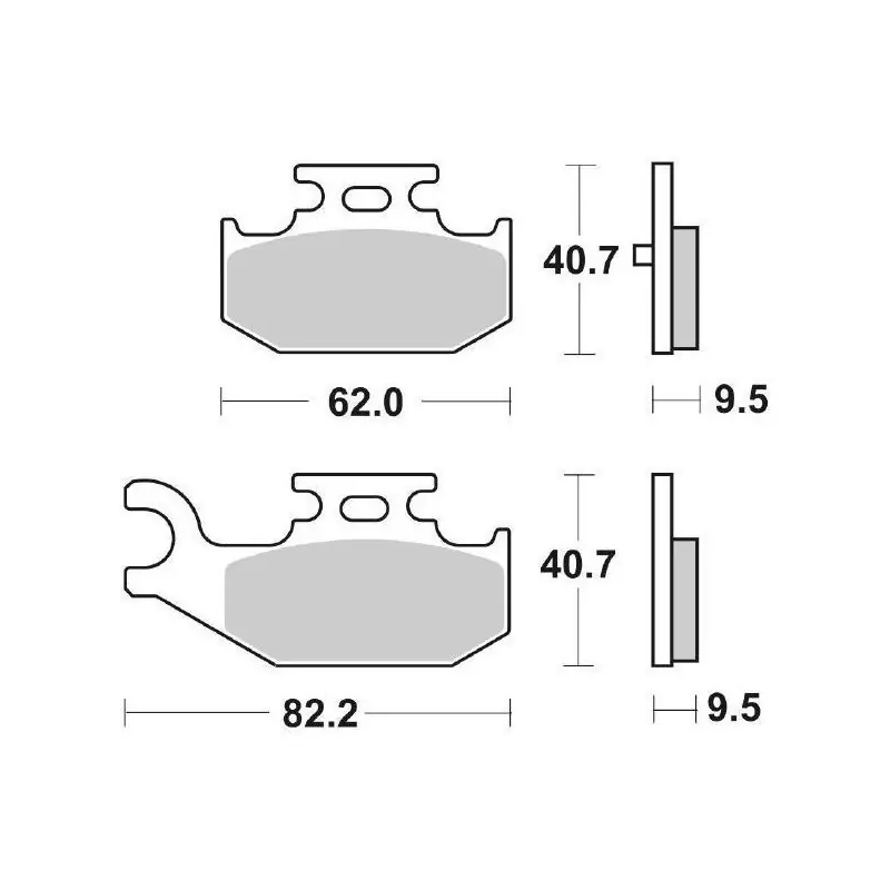 Offerta Lampo PASTIGLIE FRENO SBS 816SI