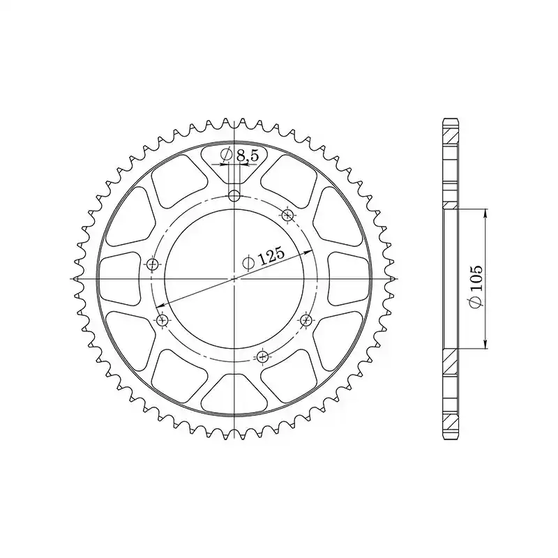 CORONA IN ACCIAIO P420 - Z50 (DIS.47103) Di Tendenza