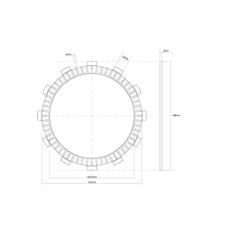 Acquista Ora DISCO FRIZIONE GUARNITO FCC