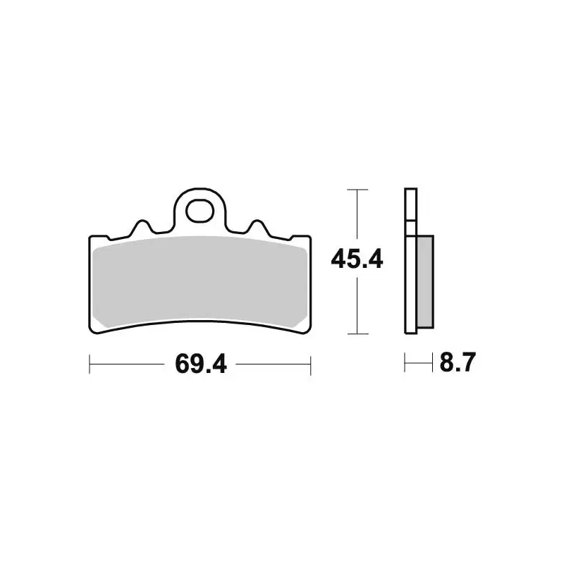 PASTIGLIE FRENO SBS 877HF Ordina Subito