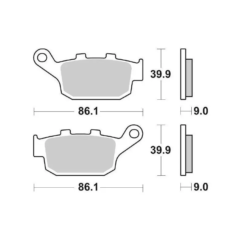 Offerta Del Giorno PASTIGLIE FRENO POSTERIORE SBS 881LS
