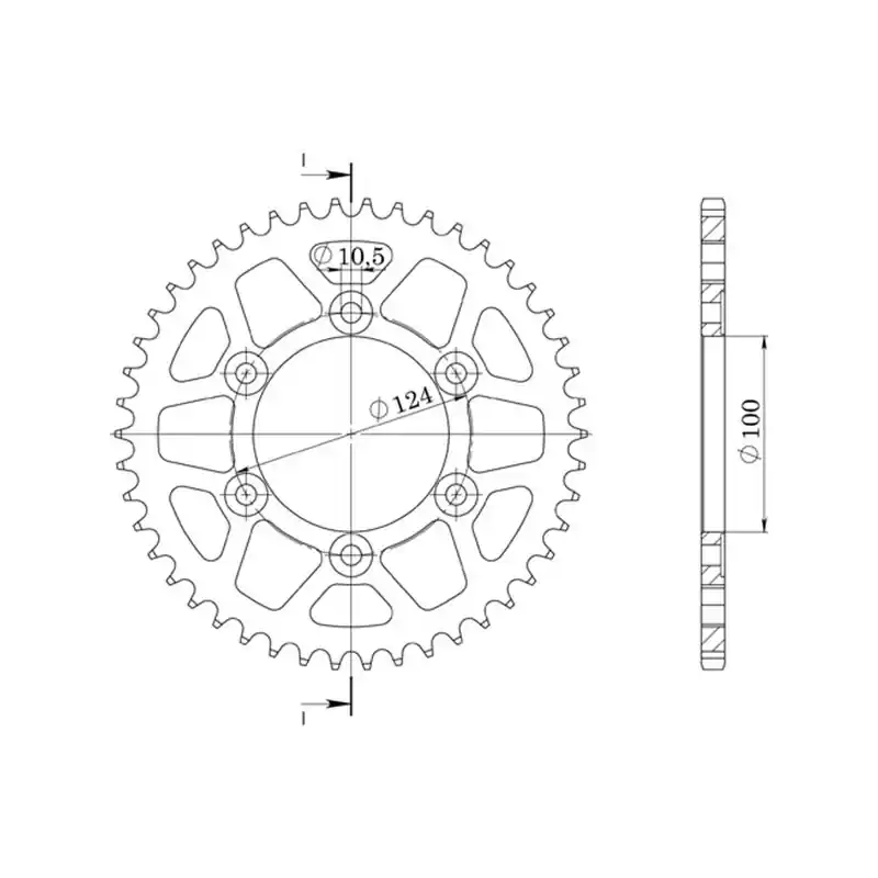 CORONA IN ALLUMINIO P520 - Z41 (DIS.51602) Scelto Dai Clienti