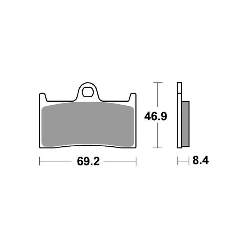 Compra Oggi Stesso PASTIGLIE FRENO SBS 966DS-1