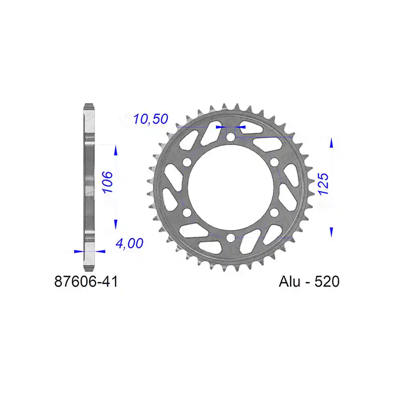 Corona afam in alluminio p520 - z41 (dis.87502) Occasione