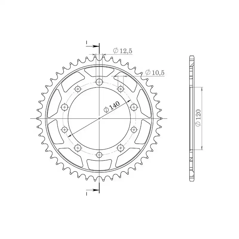 CORONA IN ALLUMINIO P530 - Z42 (DIS.87603) Prezzo Ridotto