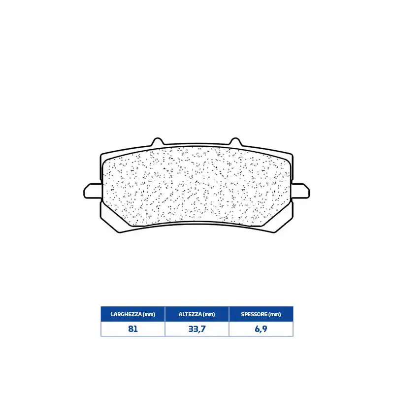 Set pastiglie freno cl brakes 1275a3+ Popolare