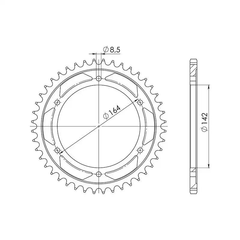 Reso Gratuito CORONA IN ACCIAIO P525 - Z44 (DIS.92500)