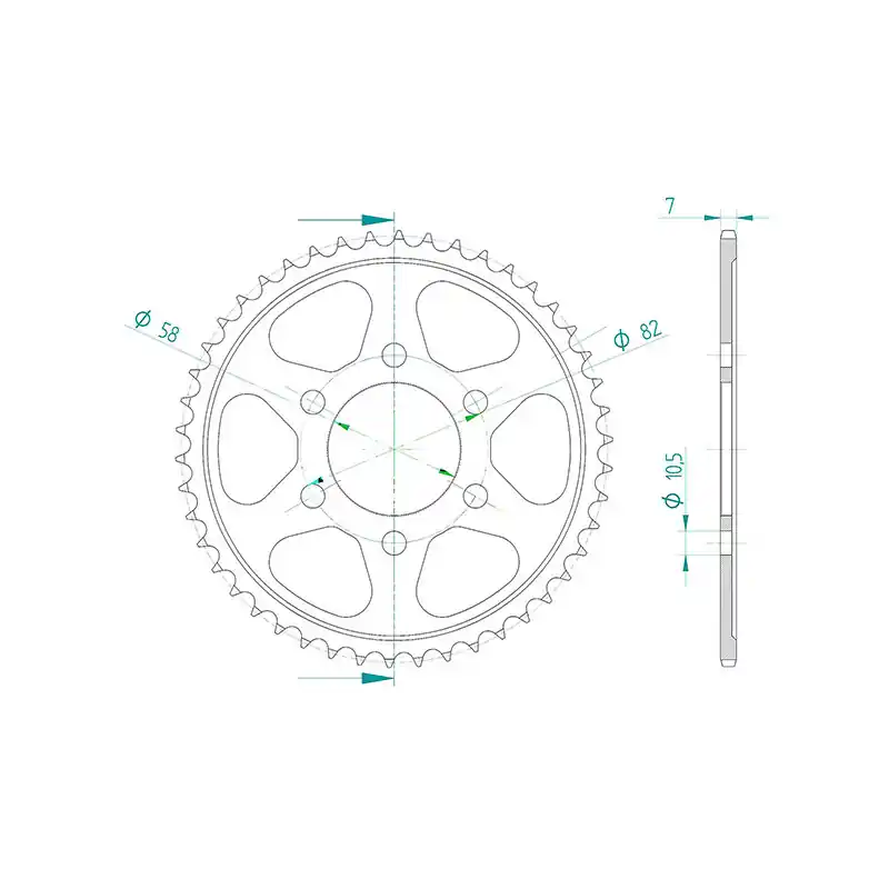 Spedizione Gratuita Corona in acciaio p428 - z46 (dis.00049)