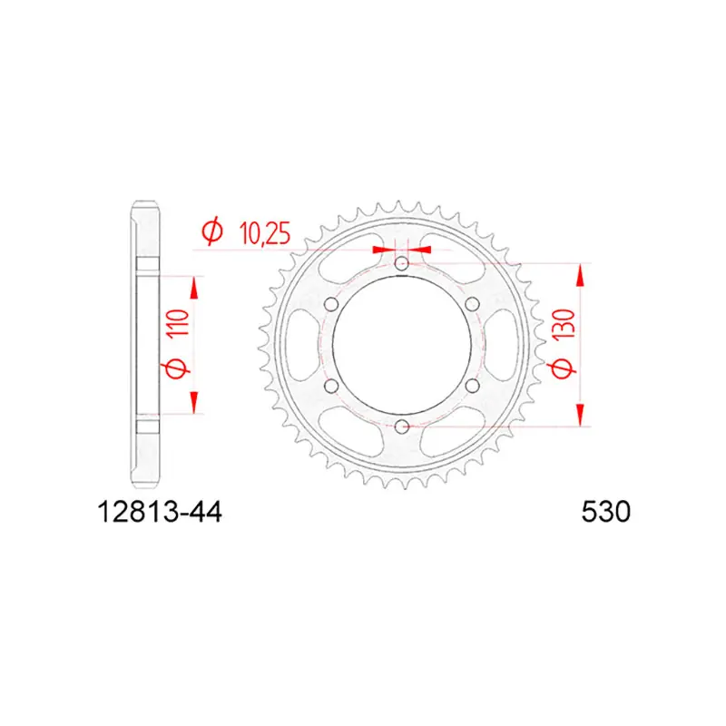 Corona afam in acciaio p530 - z44 (dis.12813) Prezzo Conveniente