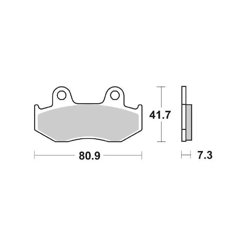 Reso Gratuito PASTIGLIE FRENO SBS 104CT