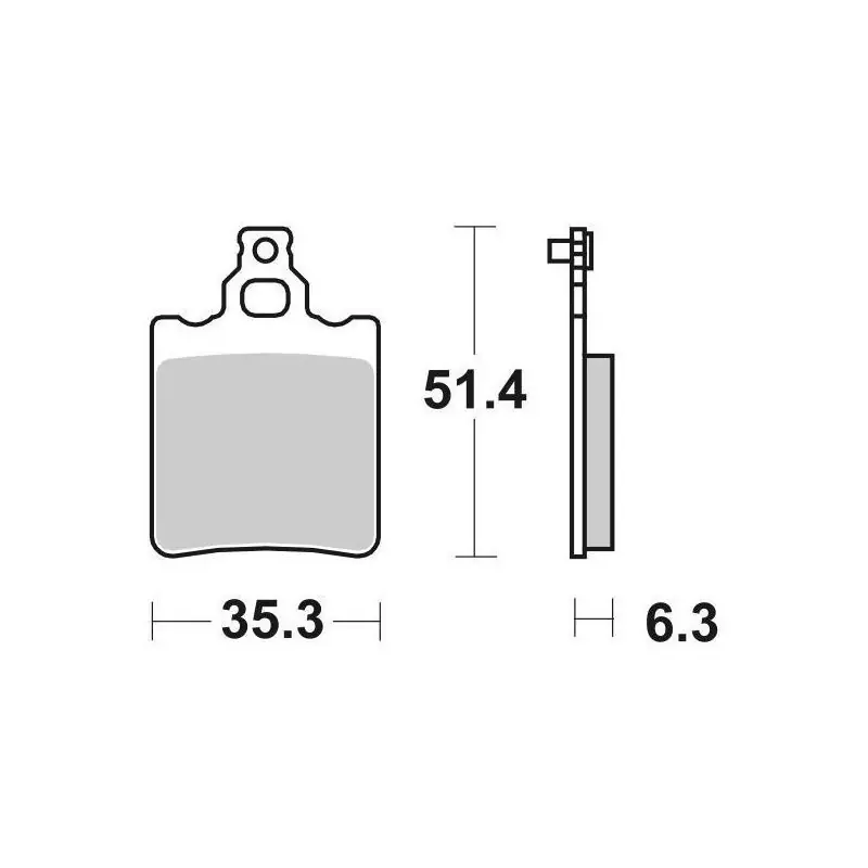 PASTIGLIE FRENO SBS 106HF Promozione Esclusiva