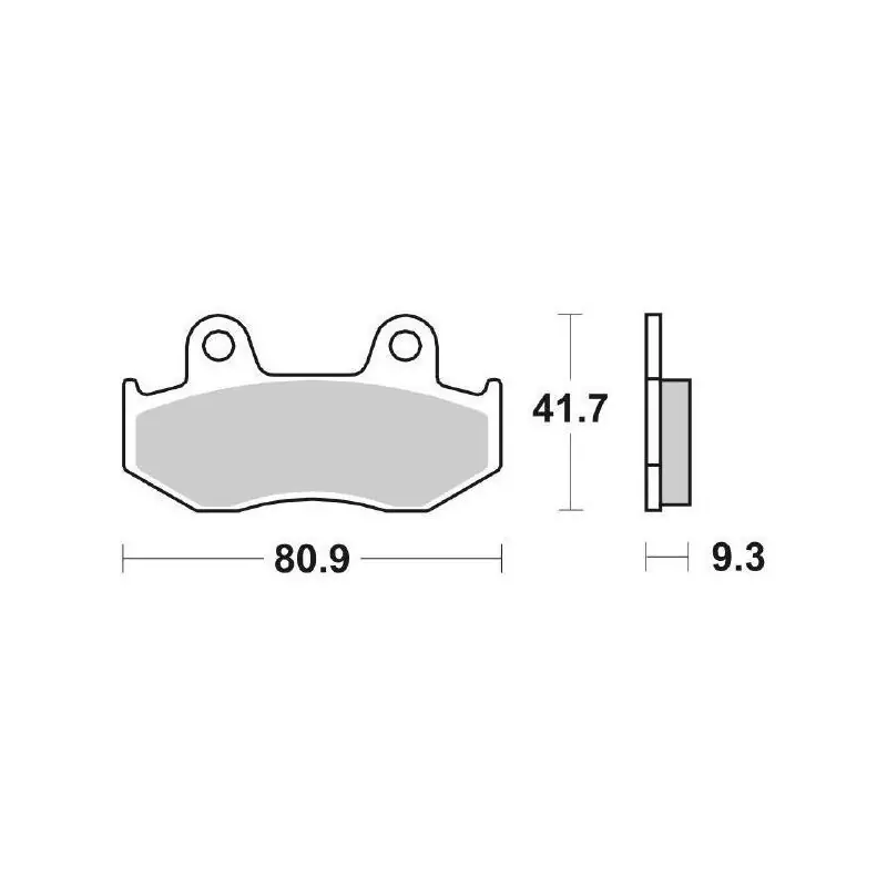 PASTIGLIE FRENO SBS 125HF Più Venduto