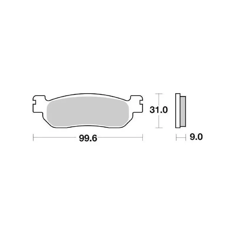 Prezzo Scontato PASTIGLIE FRENO SBS 155MS
