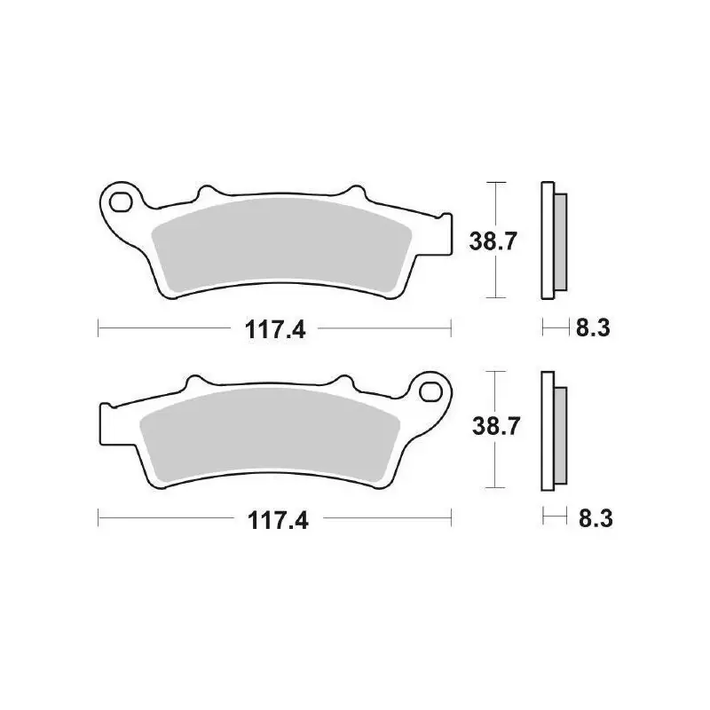 PASTIGLIE FRENO SBS 159HF Bestseller
